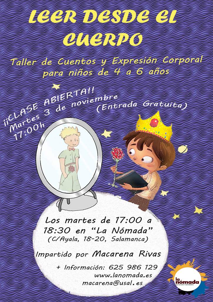 Abierta la Inscripción para el Taller de Cuentos y Expresion Corporal para  niñ@s de 4 a 6 años. - Lombó Teatro